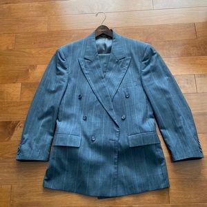 Hunter Haig plaid suit